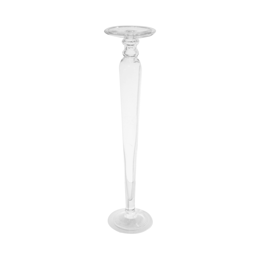 Glas Kerzenständer 1-armig klein